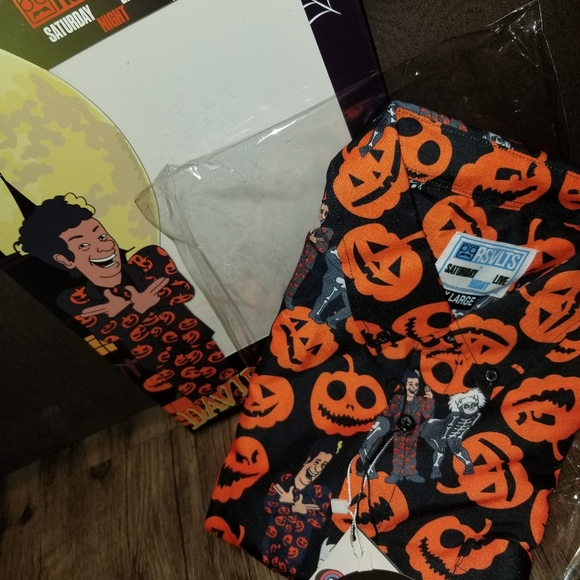 RSVLTS, Halloween, Long Sleeved, XL  Button Up Shirt - Picture 3 of 4